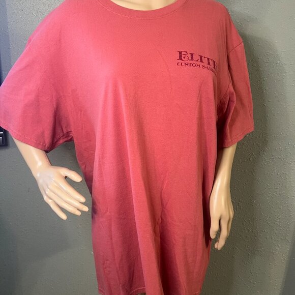 PORT & COMPANY BEACH WASH GARMENT-DYE ELITE CUSTOM SADDLE SZ XL - Picture 1 of 5